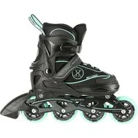 NILS EXTREME Inlineskates Inliner Rollschuhe Speedskates, (Spar-Set, 2-St., 39-42), größenverstellbar, ABEC 7, Alu-Schiene, PU-Rollen