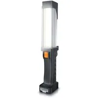 Brandson LED Arbeitsleuchte Akku Werkstattlampe mit Haken & Magnet, 2 Helligkeitsstufen, 700 Lumen, Ein-/Ausschalter, mehrere Helligkeitsstufen, LED fest integriert, kaltweiß, IPX4 Taschenlampe, COB-LED, ergonomischer Griff, USB Powerbankfunktion