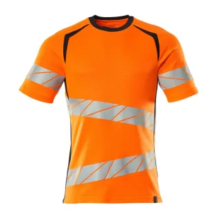 MASCOT Herren T-Shirt Hi-vis Orange / Schwarzblau 4XL - 19082-771-14010-4XLONE