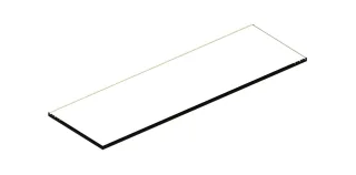 Keuco Glasabl. Match Ersatzteil SPS 90110 342x110x6mm, 90110000024 90110000024