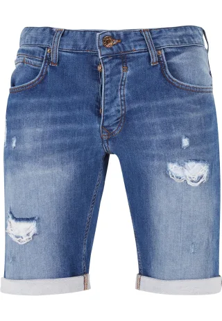 2Y Studios Shorts "2Y Studios Herren 2Y Destroyed Denim Shorts"