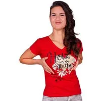 Hangowear Trachtenshirt Trachtenshirt Damen - XIRA - rot