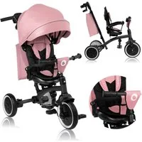 lionelo Dreirad-Kinderwagen TRIS PLUS, Inklusive Glocke, Tasche und Becherhalter/ab 9 Monaten
