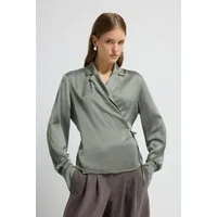 adL Blusentop Bluse mit Bindeband