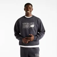 New Balance Sweatshirt REIMAGINED FLEECE CREW sportlicher Stil, aus Baumwolle und Polyester, auch in großen Größen