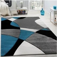 Paco Home Teppich Diamond 664, rechteckig, Höhe: 15 mm, 3D-Design, Kurzflor, 3D-Design, modernes geometrisches Muster