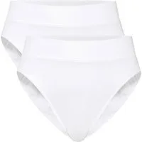 CALIDA Slip Damen Slip 2er Pack Baumwolle Elastic High Waist (Packung, 2er Pack)