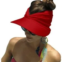 Cachito Strohhut Strohhut Sun Visor Hüte für Damen, verstellbare leichte Sommerhut