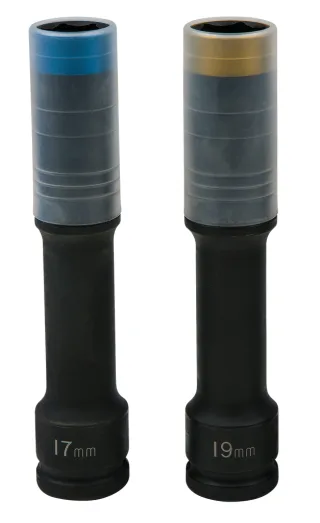 KS Tools SlimPOWER Impact-Stecknuss-Satz, extra lang, 2-tlg, 1/2", 17+19mm - 515.0621