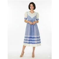 PfauGermany Sommerkleid SPRING SHADES Hakuba Pattern work