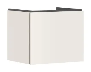 Hansgrohe Waschtischunterschrank Xilesa E 580x470mm 1 Schubkasten Waschtisch Sandbeige matt, 54253 54253780