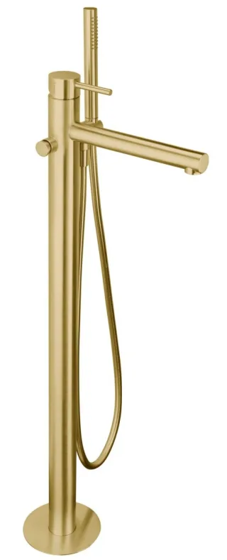 Herzbach Design iX Standarmatur Wanne Farbset Edelstahl Brass , 21.132055.2.41 21.132055.2.41