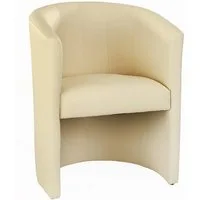 Kamil Cocktailsessel Design Sessel Clubsessel Loungesessel Club Möbel Farbe creme/beige (1 Set, 1-St., 1 Sessel), Lieferung kommt Aufgebaut