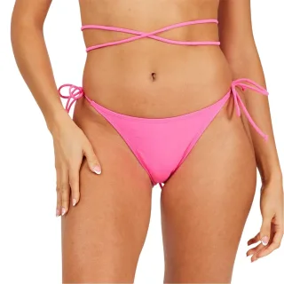 Brave Soul - Bikinihöschen für Damen, Seitlich gebunden (Neon-Pink)