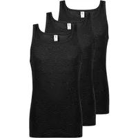 ESGE - Die Wäsche-Macher Unterhemd 3er Pack - Feinripp Jeans (Spar-Set, 3-St) Unterhemd / Tanktop - Baumwolle - Strapazierfähig