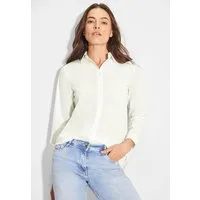 CECIL Hemdbluse im soften Baumwoll-Mix
