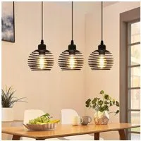 ZMH Pendelleuchte Esstisch 3/4-flammig, E27 Vintage Hängeleuchte mit Käfigschirm, höhenverstellbar, LED wechselbar, für Esszimmer, Küche, Wohnzimmer, Café und Bar