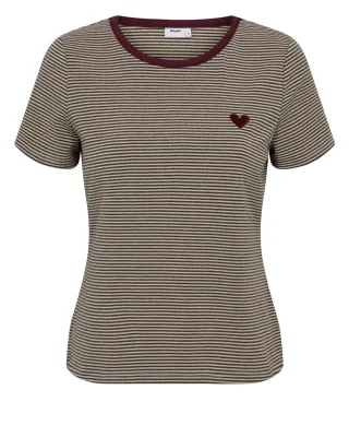 Nümph - NUALEXA T-SHIRT silver mink - Gr. - XS