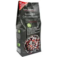 LotusGrill Grillbriketts Superior Grill Briketts 3KG,CO2 neutral, zündet schnell, + Brenndauer