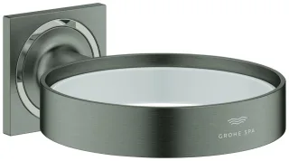 GROHE Halter Allure 40963_1 für Seifenschale/Föneinsatz hard graphite gb, 40963AL1 40963AL1