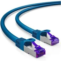deleyCON deleyCON 3m RJ45 Patchkabel SFTP PiMF Netzwerkkabel mit CAT7 Rohkabel LAN-Kabel