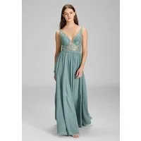 Hey Kyla Abendkleid - Abendkleid mit Chiffonrock und Stickerei Taillierter Schnitt mit fließendem Rockteil