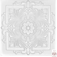 IKHEMalarka 3D Wandpaneel aus Polystyrol Styropor XPS 2m² = 8 Stück, BxL: 50,00x50,00 cm, 0,25 qm, (Platten XPS, Polystyrol Paneele) Paneelen für Decke & Wand