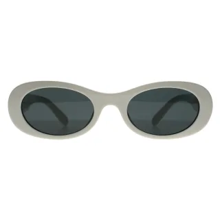 Miu Miu MU06ZS 1425S0 weiÃŸ elfenbein dunkelgrau Sonnenbrille