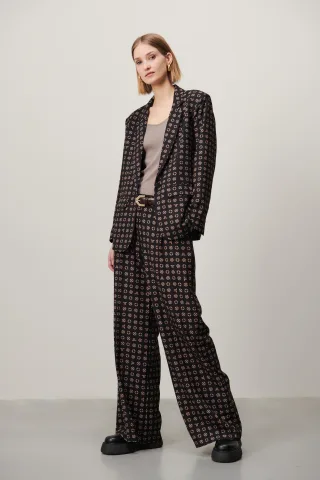 Jane Lushka - Lima Blazer-F black beige - Gr. - L