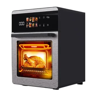 [EU Direct] NovuLife 1800W Air Fryer Oven 16L Capacity with Touch Screen Viewing Window 8 Presets Oil-Free Cooking for H