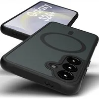 GreenHec Handyhülle Hülle Samsung S26 S25 S24 S23 S22 + Ultra FE MagSafe Case Magnet Black 16,91 cm, Schwarz Cover Magnetische Schutz HandyHülle für Galaxy Ultra Plus EDGE