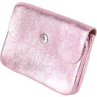 MIRROSI Mini Geldbörse Damen Kleines Portemonnaie MADE IN ITALY Echtleder (11x8x2cm BxHxT), viele tolle Trendfarben zur Auswahl, leicht