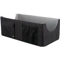 TRIXIE Hunde-Autositz Faltbarer Autositz XL - schwarz/grau - 80 × 28 × 39 cm