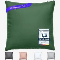 Wolkenfeld Kissenbezug Mikrofaser Kissenbezug - Allergiker Kopfkissenbezug - unfassbar weich, (1 Stück), Größe 80x80, 40x80 und 70x90 cm, versteckter Reißverschluss