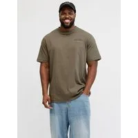 Jack & Jones PlusSize T-Shirt JJEURBAN EDGE STUDIO TEE SS SN PLS mit Logobranding