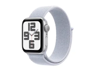 Apple Watch SE (2022) (GPS) 40mm silber mit Sport Loop Blaue Wolke | mxee3qf/a |