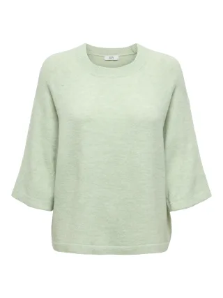JDY - JDYELANORA 3/4 PULLOVER KNT NOOS sea foam - Gr. - XL