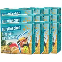DURSTLOESCHER Softgetränk, Durstlöscher Tropical aus tropischen Früchten 500ml 12er Pack