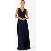 Kraimod Abendkleid mit V-ausschnitt vorne und Rückenausschnitt hinten