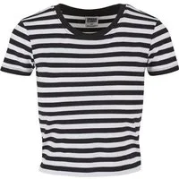 URBAN CLASSICS T-Shirt Urban Classics Damen Ladies Short Striped Tee (1-tlg)