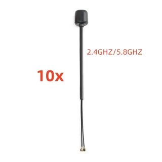 10PCS FlyFishRC Dual-Band 2.4Ghz/5.8Ghz UFL FPV Antenna for DJI Air Unit O3/O4/O4 PRO RC Drone 40mm/95mm/145mm