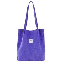 Zaewry Schultertasche Shopper Tasche Damen Groß Cord Tasche Tote Bag Strandtasche, für College Schule Arbeit Reisen Einkaufen