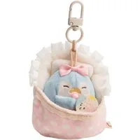 Nici Kuscheltier mymochi, Set Pinguin Waddle 7cm mit Ball & Bettchen mit Karabiner (Set), in Geschenkbox