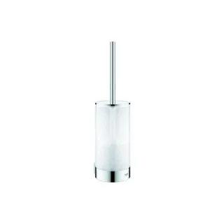 Grohe Selection WC-Bürstengarnitur 41076000 chrom, Glas, Wandmontage, verdeckte Befestigung