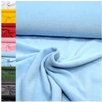 MAGAM-Stoffe Stoff "Stella", Nicki super weich uni einfarbig ÖKO-TEX Meterware ab 50cm
