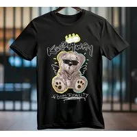 Banco Kurzarmshirt Herren Teddy Outdoor Streetwear Sommershirt Rundhals in verschiedenen Motiven erhältlich