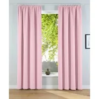 OTTO home Verdunkelungsvorhang Solana, Gardinen mit Kräuselband, Vorhänge, Wohnzimmer, modern, (2 St), Kräuselband, verdunkelnd, 2er-Set Verdunklungsvorhang mit Thermofunktion, Bestseller, einfarbig