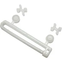 GARDINIA Klick-Gleiter Schlaufenleiter mit X-Gleitern und Rollen, (10-St), Serie Flächenvorhang-Technik Atlanta 3-läufig