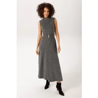 Aniston CASUAL Maxikleid mit breiten, abnehmbaren Gürtel - NEUE KOLLEKTION