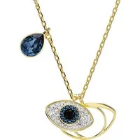 Swarovski Kette mit Anhänger Symbolica Böser Blick magisches Auge, mit Swarovski® Kristall